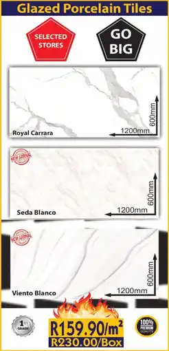 Laduma Hardware catalogue Glazed Porcelain Tiles offer