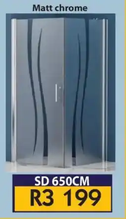 Laduma Hardware catalogue Shower Door Matt Chrome offer