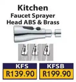 Laduma Hardware catalogue Kitchen Faucet Sprayer Head ABS & Brass offer