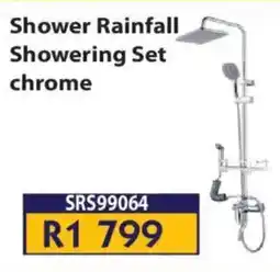 Laduma Hardware catalogue Shower Rainfall Showering Set Chrome offer