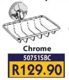 Laduma Hardware catalogue Soap Basket Chrome offer