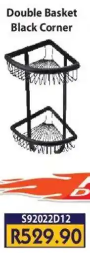 Laduma Hardware catalogue Double Basket Black Corner offer