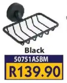 Laduma Hardware catalogue Soap Basket Black offer