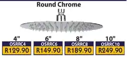 Laduma Hardware catalogue Ortiz Shower Rose Round Chrome offer