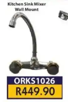 Laduma Hardware catalogue Ortiz Kitchen Sink Mixer Wall Mount offer