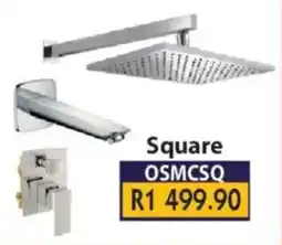 Laduma Hardware catalogue Shower mixer with rose & arm square offer