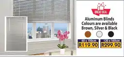 Laduma Hardware catalogue Ortiz Aluminum Blinds offer
