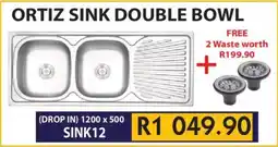 Laduma Hardware catalogue Ortiz sink double bowl offer