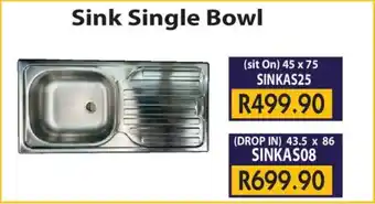 Ortiz Sink Single Bowl