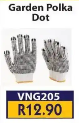 Laduma Hardware catalogue Venus Garden Polka Dot Gloves offer