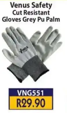 Laduma Hardware catalogue Venus Safety Cut Resistant Gloves Grey Pu Palm offer