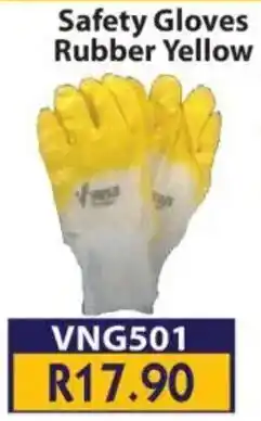 Laduma Hardware catalogue Venus Safety Gloves Rubber Yellow offer