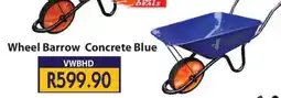 Laduma Hardware catalogue Venus Wheel Barrow Concrete Blue offer