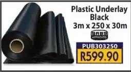 Laduma Hardware catalogue Plastic Underlay Black offer