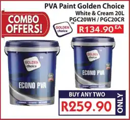 Laduma Hardware catalogue PVA Paint Golden Choice White & Cream offer