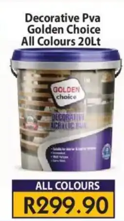 Laduma Hardware catalogue Golden Choice Decorative Pva All Colours offer