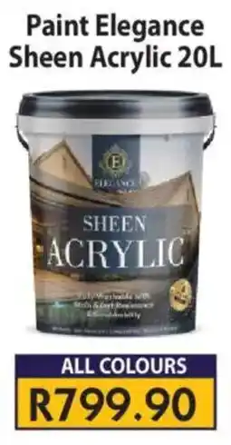 Laduma Hardware catalogue Paint Elegance Sheen Acrylic offer