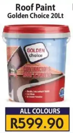 Laduma Hardware catalogue Golden Choice Roof Paint offer