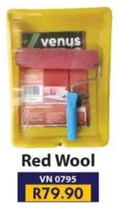 Laduma Hardware catalogue Venus Red Wool Roller Tray Set offer