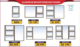 Aluminium bronze windows frames