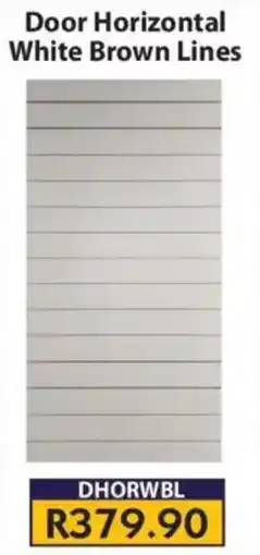 Laduma Hardware catalogue Door Horizontal White Brown Lines offer