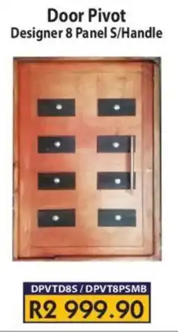 Laduma Hardware catalogue Door Pivot Designer 8 Panel S/Handle offer