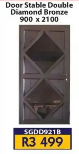 Laduma Hardware catalogue Door Stable Double Diamond Bronze offer