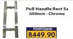Laduma Hardware catalogue Ortiz Pull Handle Rect Ss Chrome offer