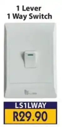 Laduma Hardware catalogue Lars 1 Lever 1 Way Switch offer
