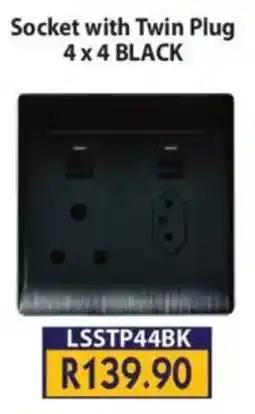 Laduma Hardware catalogue Lars Socket with Twin Plug offer