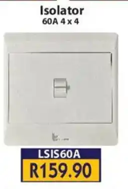 Laduma Hardware catalogue Lars Isolator 60A offer