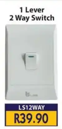 Laduma Hardware catalogue Lars 1 Lever 2 Way Switch offer