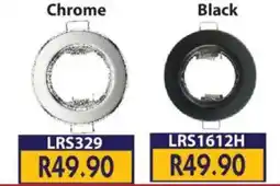 Laduma Hardware catalogue Lars D/fitting W/gu10 Holder Chrome/ Black offer