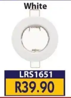 Laduma Hardware catalogue Lars D/fitting W/gu10 Holder White offer