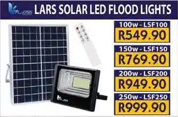 Laduma Hardware catalogue Lars solar led flood lights offer
