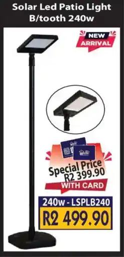 Laduma Hardware catalogue Lars Solar Led Patio Light B/tooth 240w offer