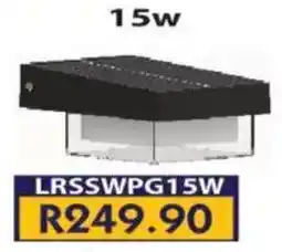 Laduma Hardware catalogue Lars 15w sensor solar wall lamp offer