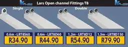 Laduma Hardware catalogue Lars Open channel Fittings T8 offer