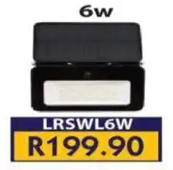 Laduma Hardware catalogue Lars 6w sensor solar wall lamp offer