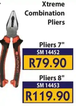 Laduma Hardware catalogue Pumpkin Xtreme Combination Pliers offer