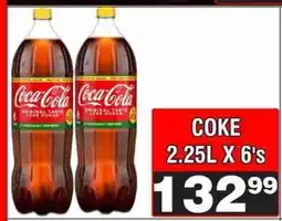 Advance Cash n Carry COKE 2.25L X 6's offer
