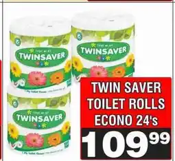 Advance Cash n Carry TWIN SAVER TOILET ROLLS ECONO 24's offer