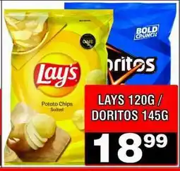 Advance Cash n Carry LAYS 120G / DORITOS 145G offer