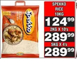Advance Cash n Carry SPEKKO RICE 10kg offer