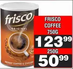 Advance Cash n Carry FRISCO COFFEE 750G offer