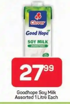 Pick n Pay Goodhope Soy Milk Assorted 1 Litre Each offer