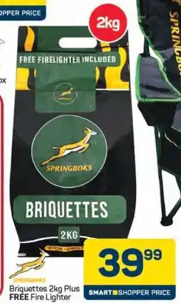 Pick n Pay Hypermarket Springboks Briquettes 2kg offer