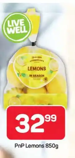 Pick n Pay PnP Lemons 850g offer