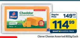 Pick n Pay Clover Cheese Assorted 800g Each offer