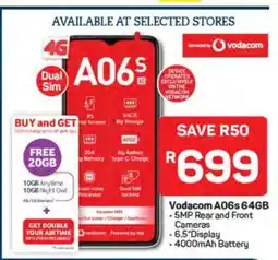 Pick n Pay Vodacom A06s 64GB offer